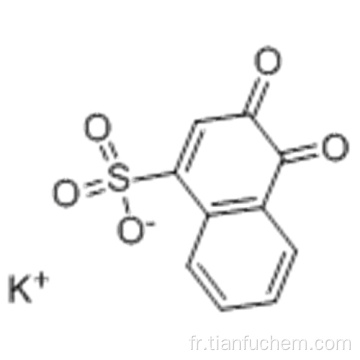 ACIDE DE POTASSIUM 1,2-NAPHTHOQUINONE-4-SULFONIQUE CAS 5908-27-0